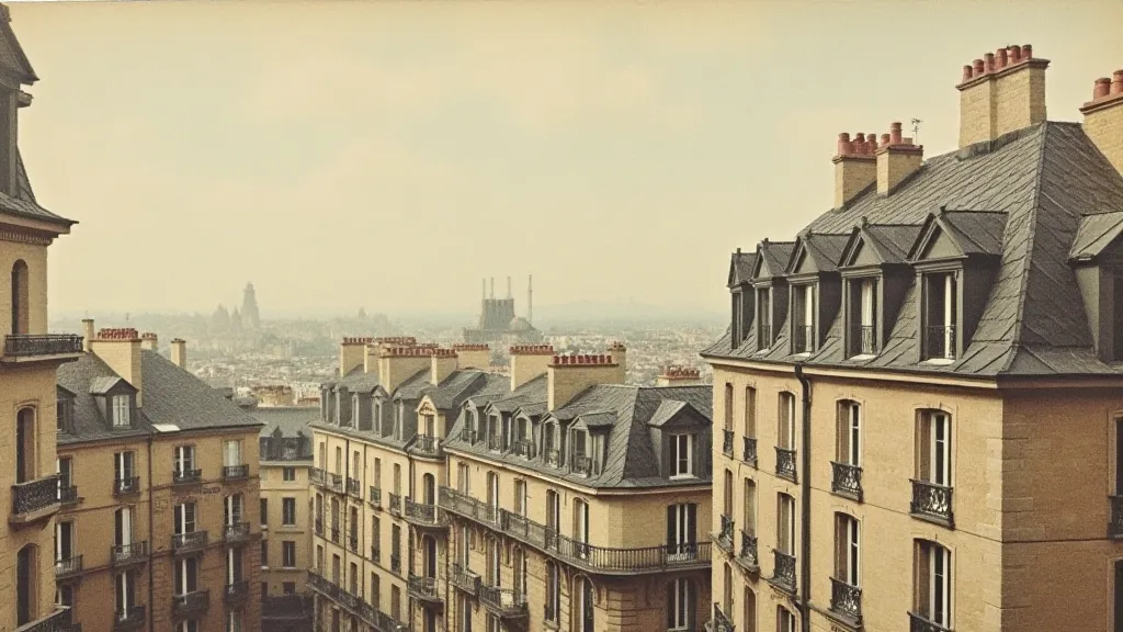 Paris Linen Postcard