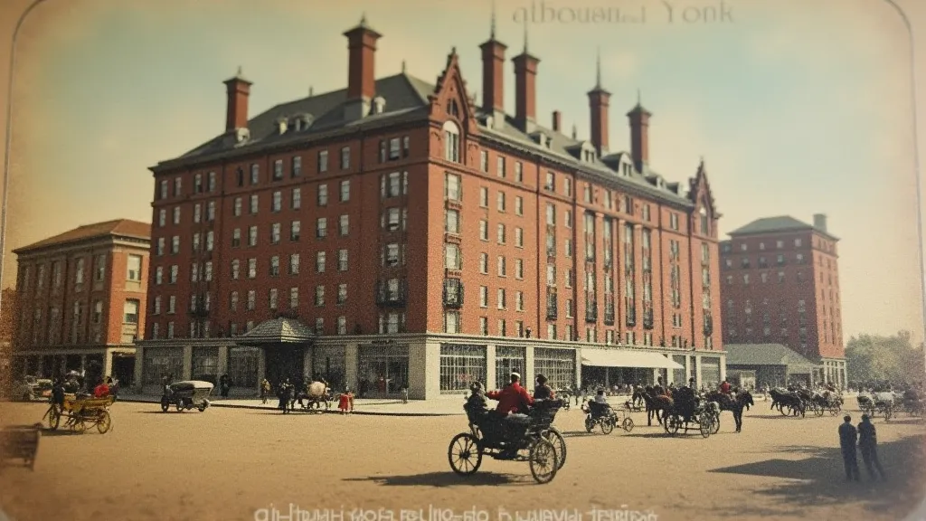 Antique postcard of the Grand Union Hotel