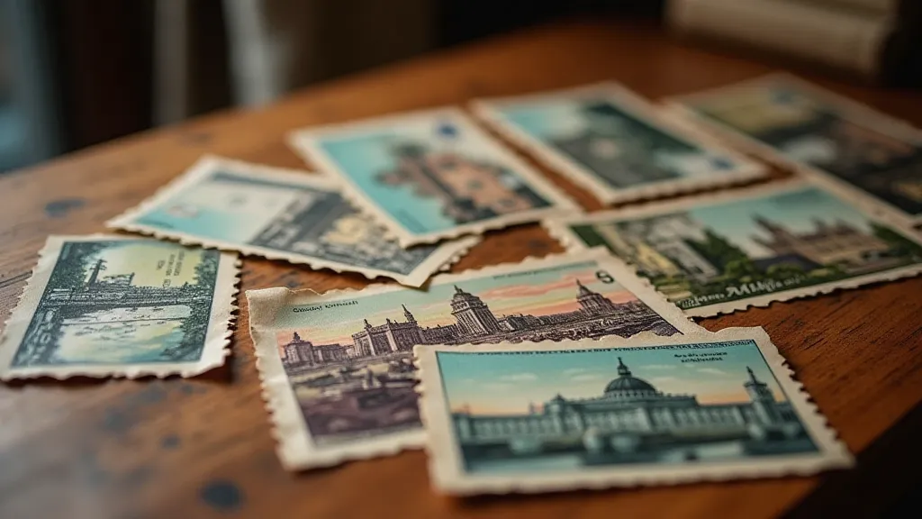 Collection of vintage postcards