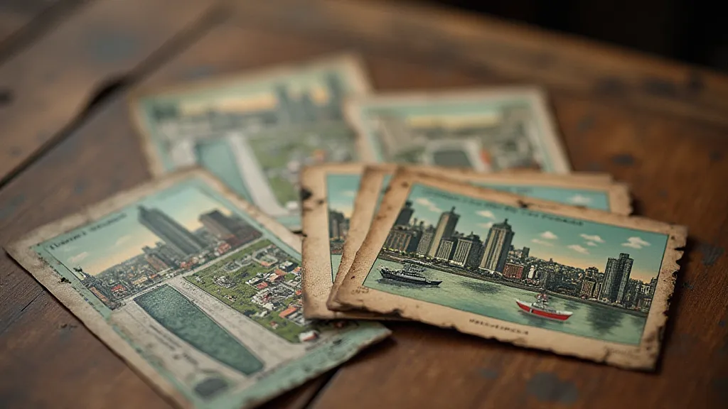 Collection of Antique City Postcards