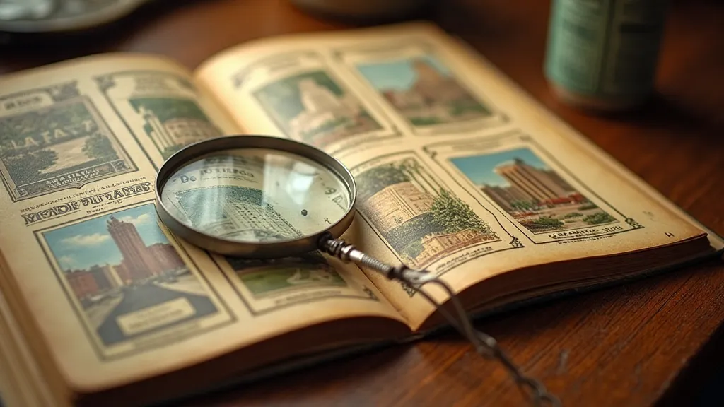 Vintage postcard series guide